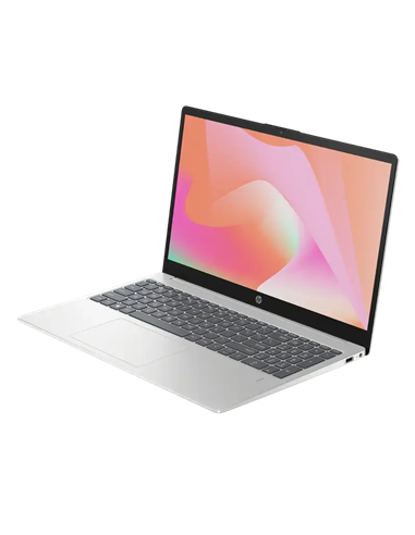 Laptop 15,6" HP Laptop 15, Natural Silver, AMD Ryzen 3 7320U, 8GB/512GB, FreeDOS