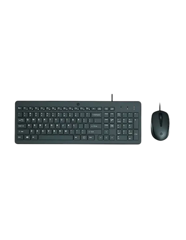 Set Tastatură + Mouse HP 150, Cu fir, Negru