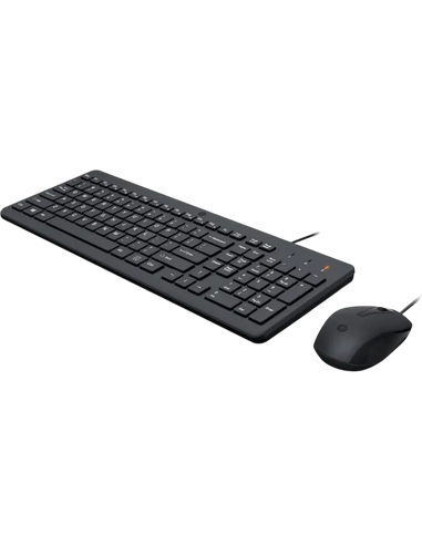 Set Tastatură + Mouse HP 150, Cu fir, Negru