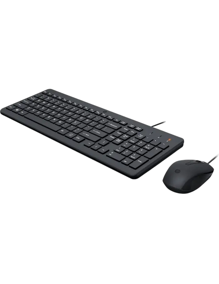 Set Tastatură + Mouse HP 150, Cu fir, Negru