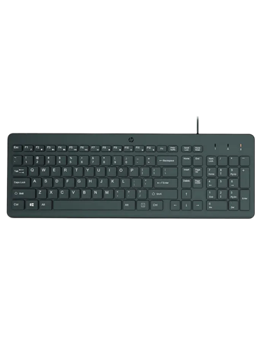 Set Tastatură + Mouse HP 150, Cu fir, Negru