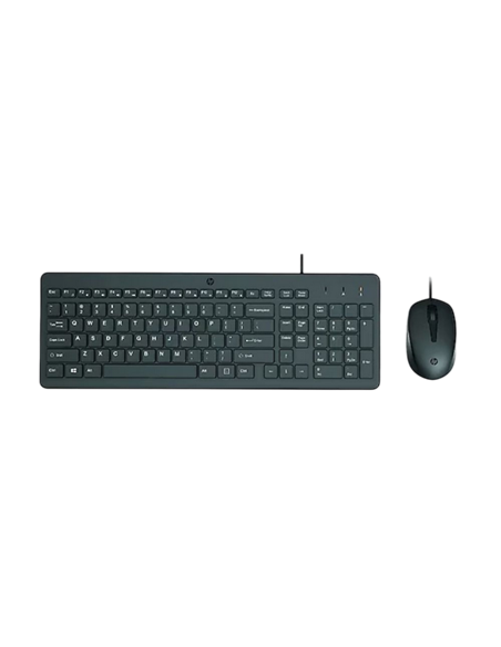 Set Tastatură + Mouse HP 150, Cu fir, Negru
