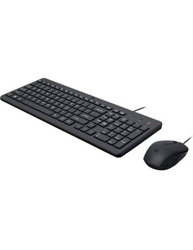 Set Tastatură + Mouse HP 150, Cu fir, Negru