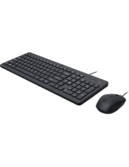 Set Tastatură + Mouse HP 150, Cu fir, Negru