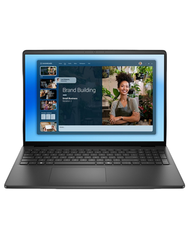 Ноутбук для бизнеса 16" DELL 16 DC16250, Carbon Black, Intel Core 7 150U, 16Гб/1024Гб, Linux Ubuntu