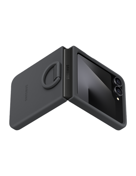 Чехол Samsung Silicone Case for Flip7 FE, Чёрный