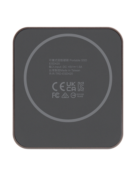 Внешний портативный SSD накопитель Transcend ESD420, 1 ТБ, Розовое Золото (TS1TESD420G)
