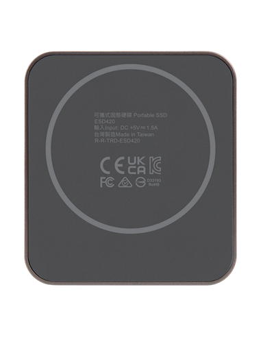 Внешний портативный SSD накопитель Transcend ESD420, 2 ТБ, Iron Gray (TS2TESD420C)