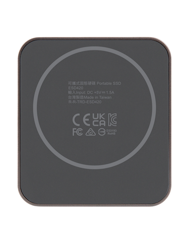 Внешний портативный SSD накопитель Transcend ESD420, 1 ТБ, Iron Gray (TS1TESD420C)