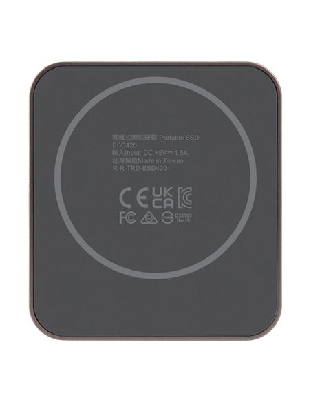 Внешний портативный SSD накопитель Transcend ESD420, 1 ТБ, Iron Gray (TS1TESD420C)