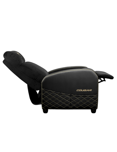 Scaun Gaming Cougar Ranger Elite, Țesătură, PU Piele, Auriu