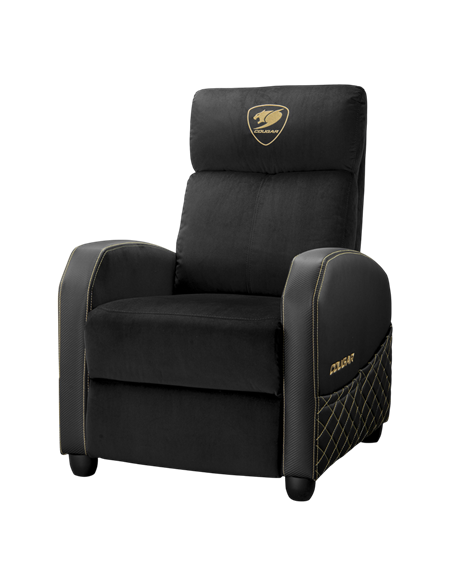 Scaun Gaming Cougar Ranger Elite, Țesătură, PU Piele, Auriu