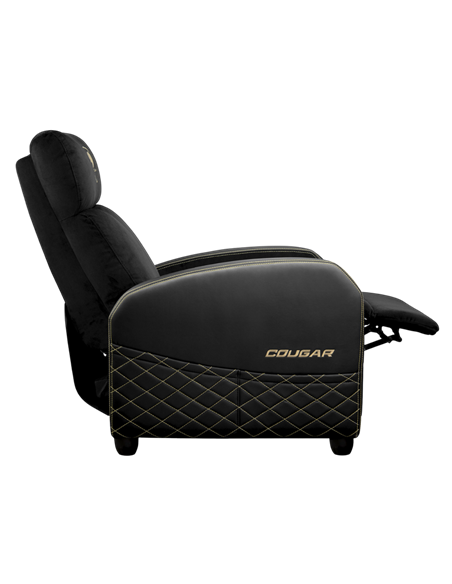Scaun Gaming Cougar Ranger Elite, Țesătură, PU Piele, Auriu