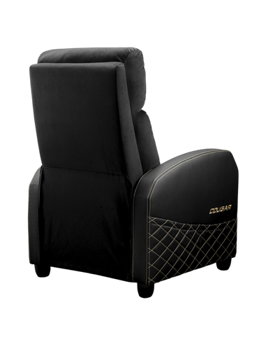 Scaun Gaming Cougar Ranger Elite, Țesătură, PU Piele, Auriu