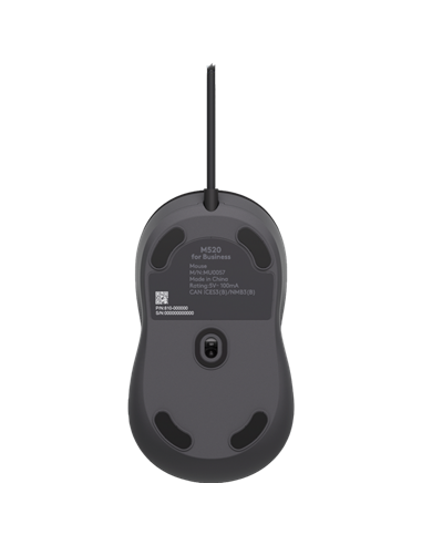 Мышь Logitech M520, Графитовый