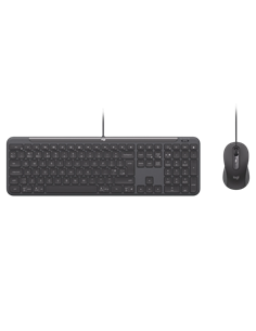 Клавиатура и мышь Logitech Signature Slim MK620, Проводное, Чёрный