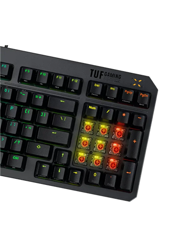 Tastatură ASUS TUF Gaming K3 Gen II, Cu fir, Negru