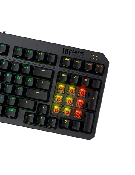 Tastatură ASUS TUF Gaming K3 Gen II, Cu fir, Negru
