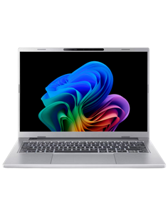 Laptop 14" Acer Aspire 14 AI OLED A14-61M, Pure Silver, AMD Ryzen AI 7 350, 32GB/1024GB, Linux Ubuntu