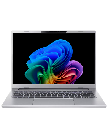 Ноутбук 14" Acer Aspire 14 AI OLED A14-61M, Pure Silver, AMD Ryzen AI 7 350, 32Гб/1024Гб, Linux Ubuntu