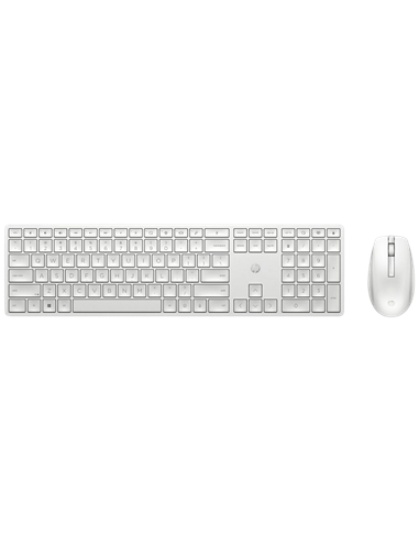 Клавиатура и мышь HP 650, Беспроводное, Белый