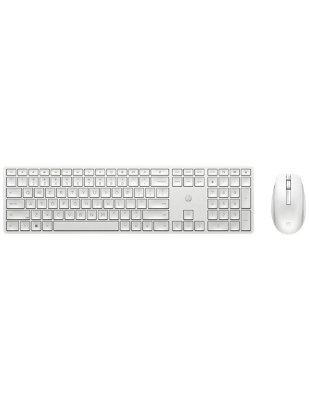 Клавиатура и мышь HP 650, Беспроводное, Белый
