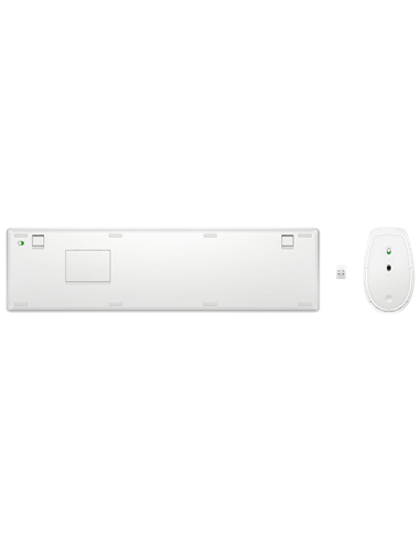 Клавиатура и мышь HP 650, Беспроводное, Белый