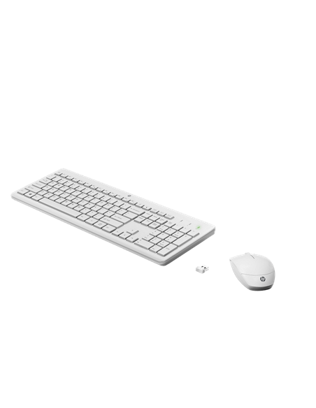 Set Tastatură + Mouse HP 230, Fără fir, Alb