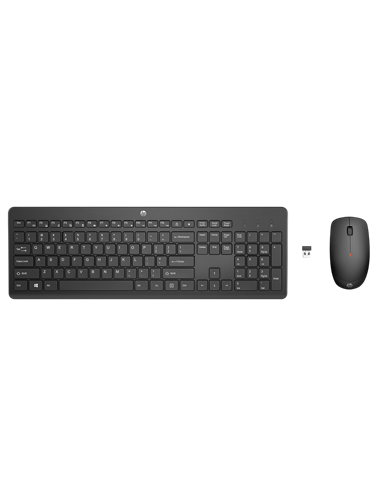 Set Tastatură + Mouse HP 230, Fără fir, Negru