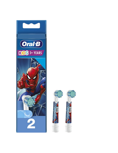 Насадка для электрической зубной щетки Oral-B EB10-2 Spider-Man, Синий | Красный