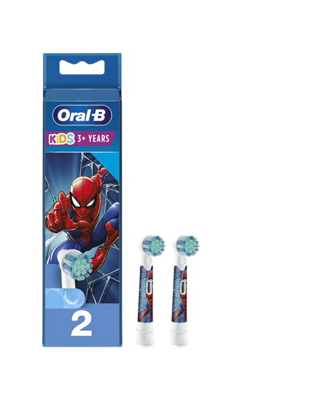 Насадка для электрической зубной щетки Oral-B EB10-2 Spider-Man, Синий | Красный