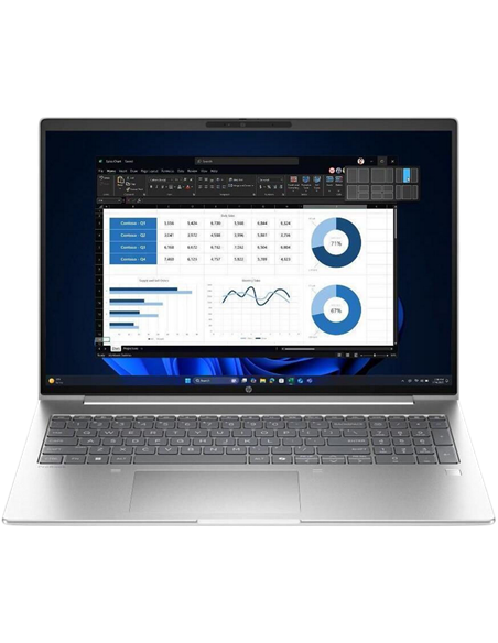 Ноутбук для бизнеса 16" HP ProBook 4 G1i 16, Pike Silver, Intel Core Ultra 7 255H, 32Гб/1024Гб, Windows 11 Pro