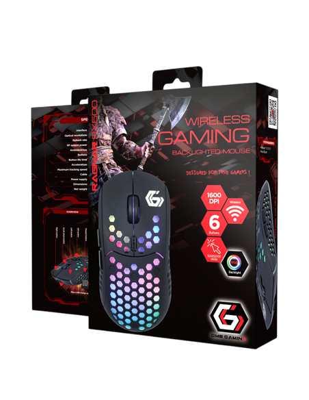 Gaming Mouse Gembird RAGNAR-WRX500, Negru