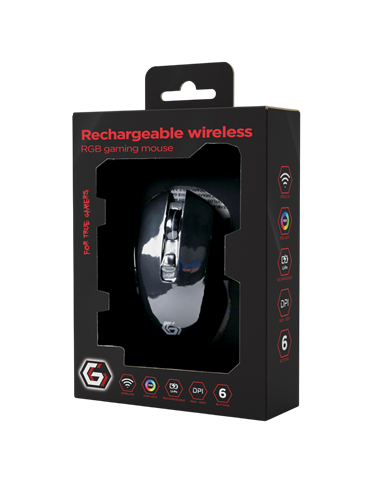 Gaming Mouse Gembird MUSGW-6BL-02, Negru
