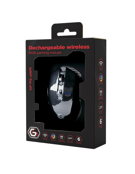 Gaming Mouse Gembird MUSGW-6BL-02, Negru