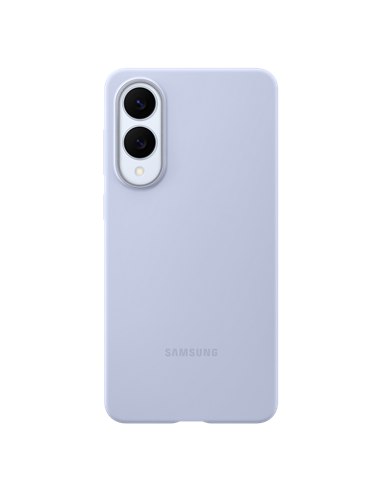 Husă Samsung Silicone Cover pentru Galaxy S25 Edge, Albastru deschis