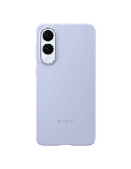 Husă Samsung Silicone Cover pentru Galaxy S25 Edge, Albastru deschis