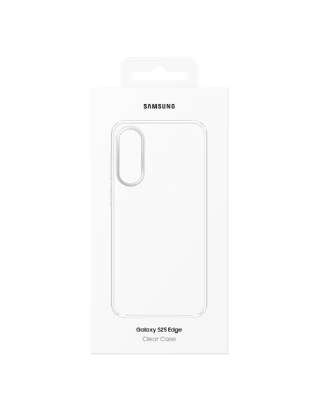 Husă Samsung Clear Cover pentru Galaxy S25 Edge, Transparent
