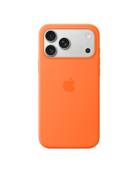 Чехол Apple iPhone 17 Pro Max Silicone Case with MagSafe, Оранжевый