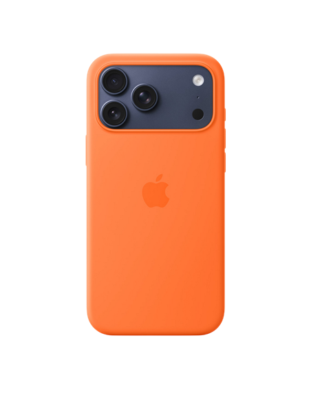 Чехол Apple iPhone 17 Pro Max Silicone Case with MagSafe, Оранжевый