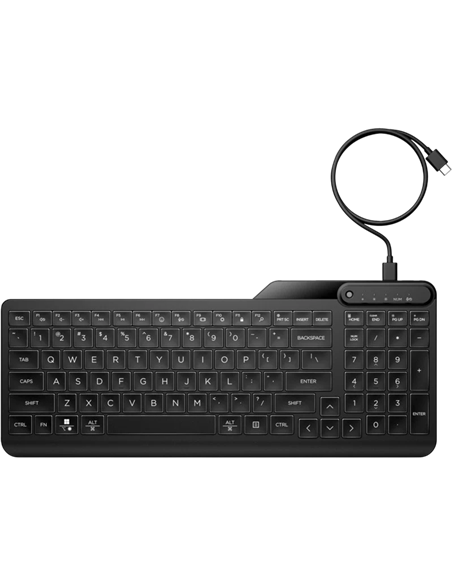 Tastatură HP 400, Cu fir, Negru