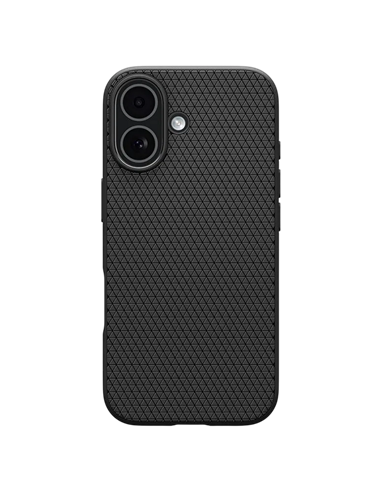 Husă Spigen Liquid Air pentru Apple iPhone 17, Negru mat