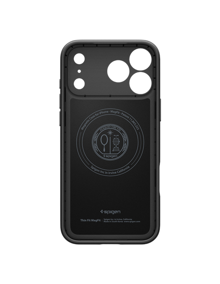 Чехол Spigen Thin Fit Mag Magsafe для Apple iPhone 17 Pro Max, Чёрный Чехол Spigen Thin Fit Mag Magsafe для Apple iPhone 17 Pro Max, Чёрный