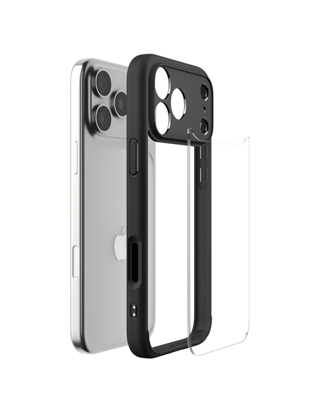 Husă Spigen Ultra Hybrid pentru Apple iPhone 17 Pro, Negru mat
