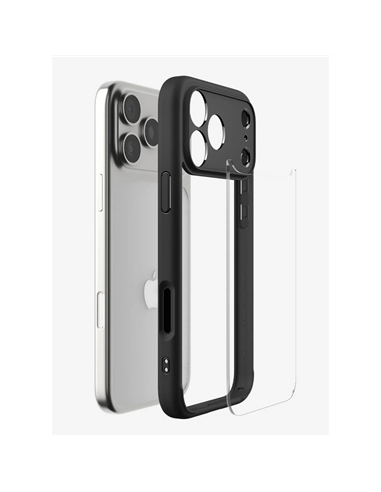 Husă Spigen Ultra Hybrid pentru Apple iPhone 17 Pro Max, Negru mat