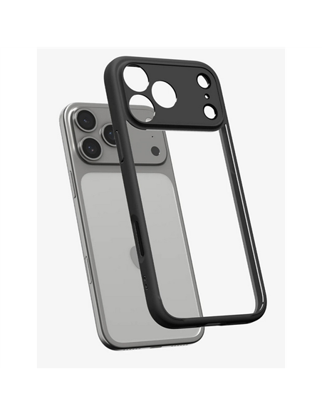 Чехол Spigen Ultra Hybrid для Apple iPhone 17 Pro Max, Матовый черный Чехол Spigen Ultra Hybrid для Apple iPhone 17 Pro Max, Матовый черный