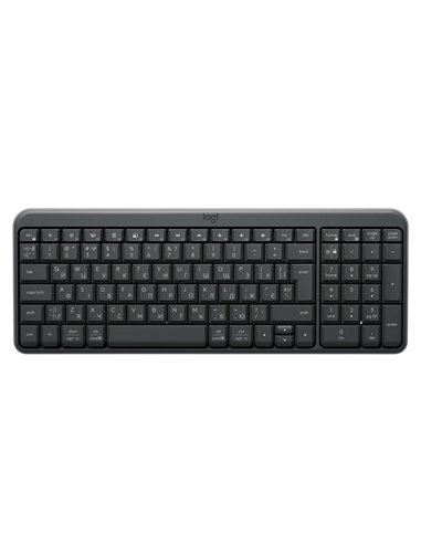 Tastatură Logitech K250, Fără fir, Grafit