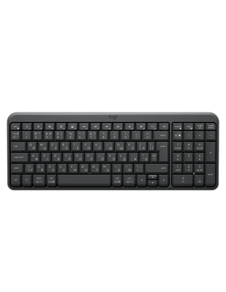 Tastatură Logitech K250, Fără fir, Grafit