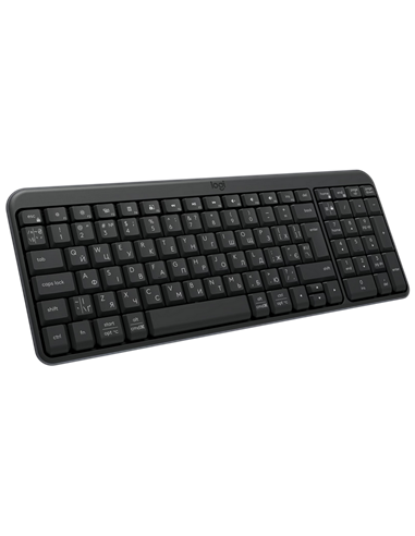 Клавиатура Logitech K250, Беспроводное, Графитовый