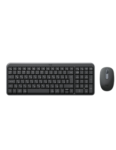 Set Tastatură + Mouse Logitech MK250, Fără fir, Negru